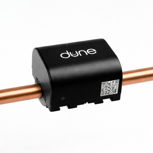 Dune Meter on Copper Pipe